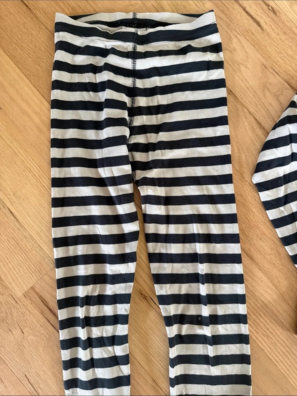 Hanna Andersson Black/Gray Striped Star Wars Darth Vader Pajama Set Sz 10